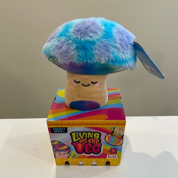 NWT Zeek the Mushroom Living on the Veg Series 1 Plush by Russ - Picture 1 of 5